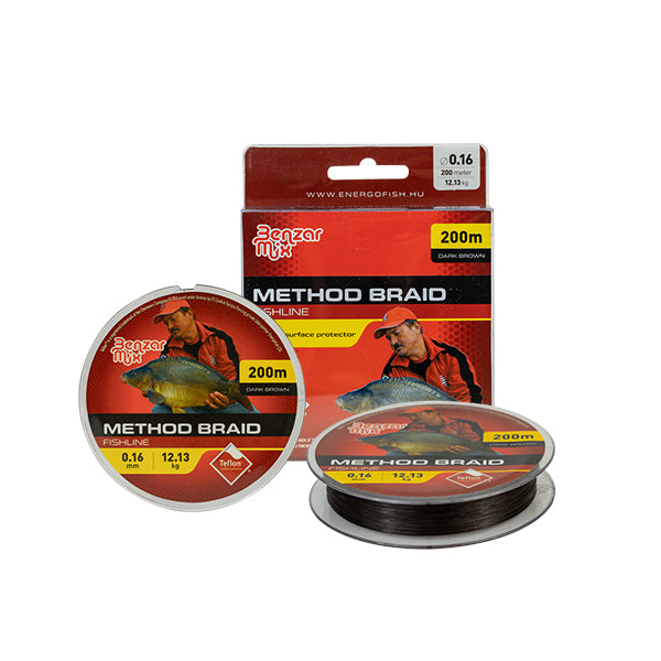 BENZAR METHOD BRAID LINE - 200 M DARK BROWN