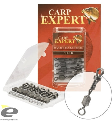 CARP EXPERT QUICK LOCK SWIVELS