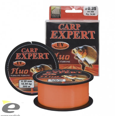 CARP EXPERT UV, FLUO ORANGE 300M