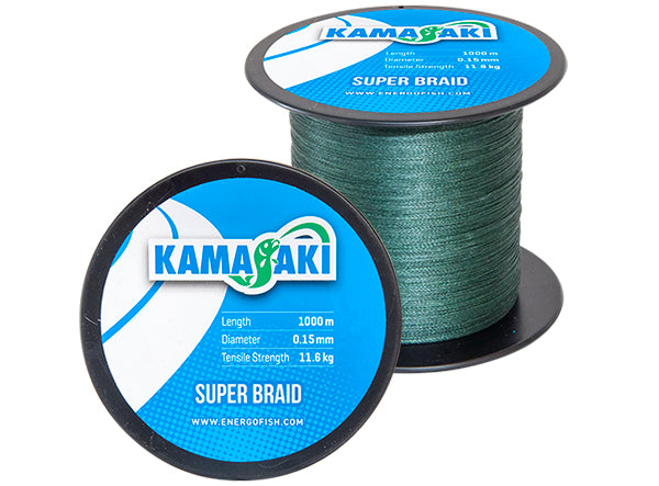 KAMASAKI SUPER BRAIDED  GREEN  1000M